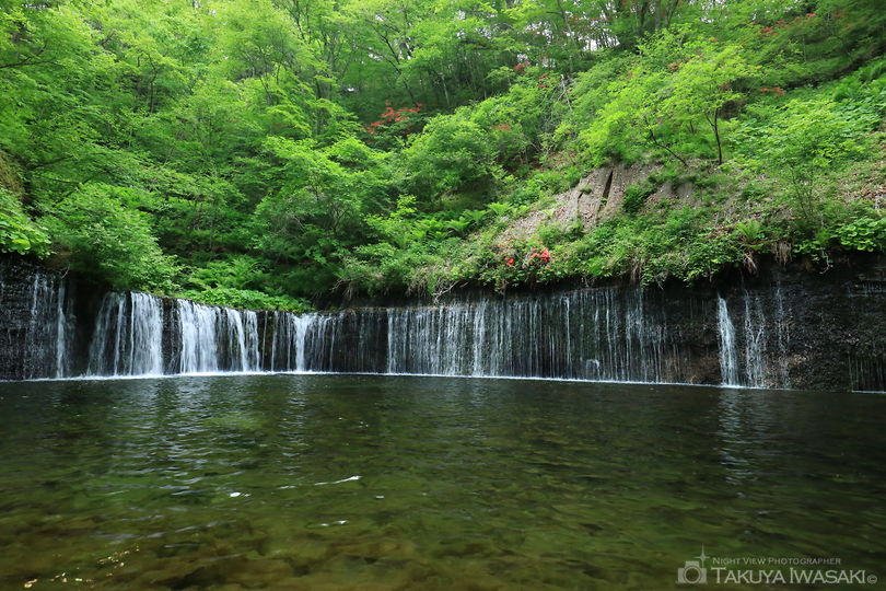 軽井沢 白糸の滝の絶景スポット写真（1）