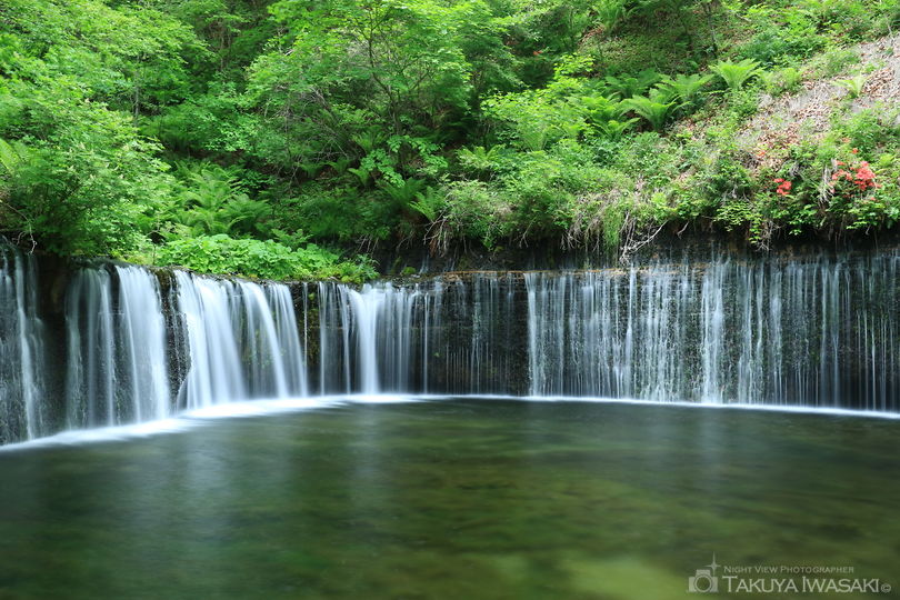 軽井沢 白糸の滝の絶景スポット写真（2）