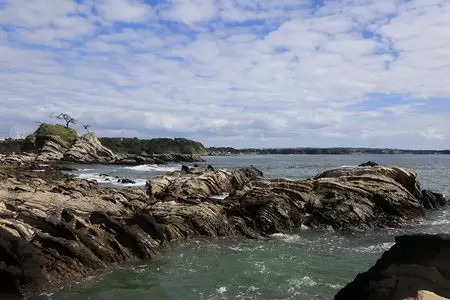 荒崎公園　展望デッキの絶景