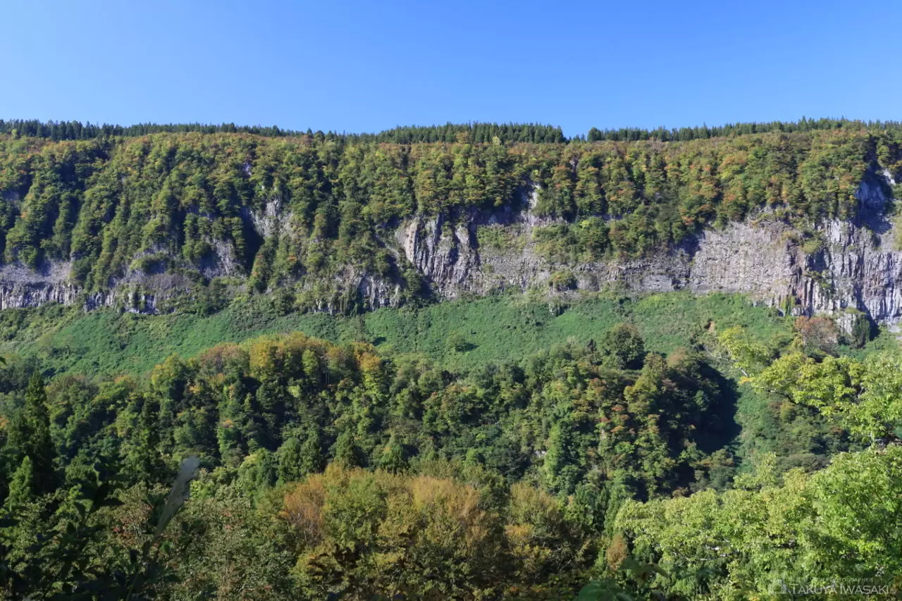 見玉公園 中津川渓谷展望台・津南グランドキャニオンの絶景・風景