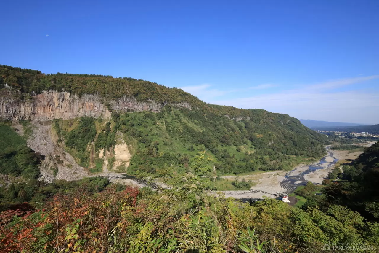 見玉公園 中津川渓谷展望台・津南グランドキャニオンの絶景・風景