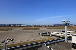 富山空港 展望デッキ