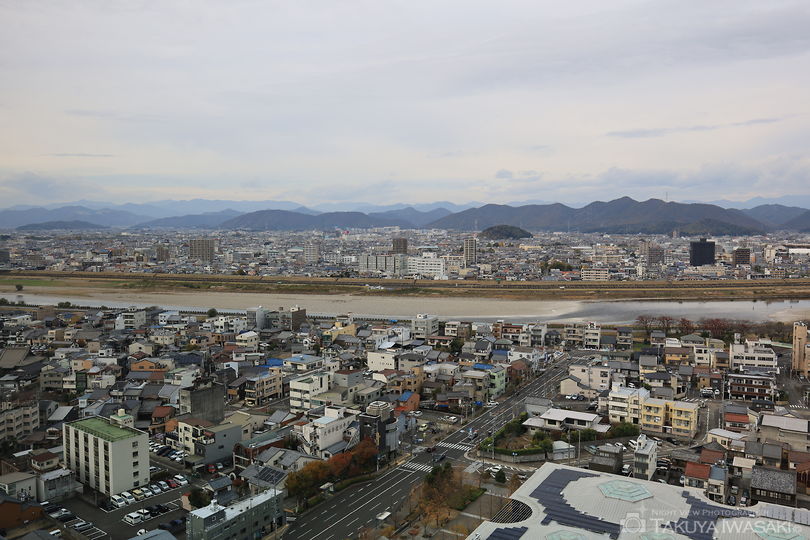 岐阜市役所 展望スペース つかさデッキの絶景スポット写真（2）
