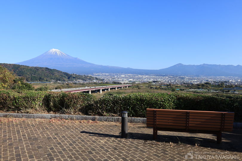 富士川SA（下り）の絶景スポット写真（1）
